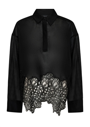 Dolly lace skjorte Black Copenhagen Muse
